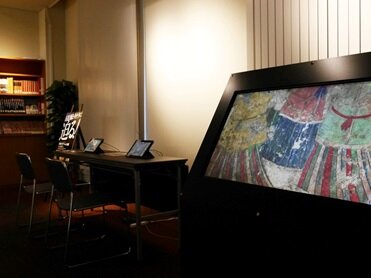 飛鳥資料館に設置された「壁画ナビゲーション」