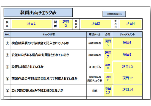 入力順番の制御