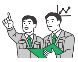 データベースのまわりを色々な情報が囲んでいるイラスト