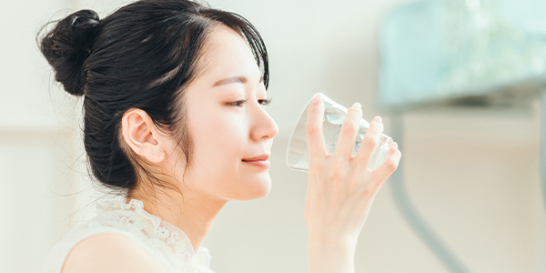 デトックス効果のある水分補給